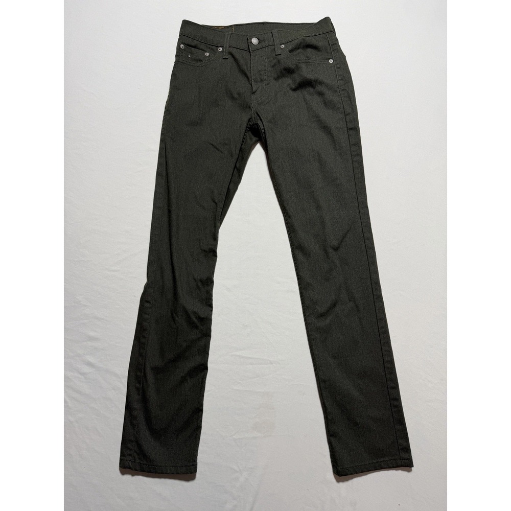 Levi's 511 Slim Fit Jeans 30x32 Dark Olive Green Men Stretch Denim Pants